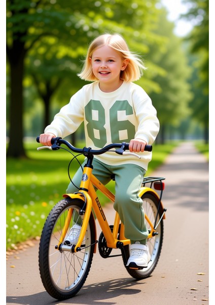 Kız Çocuk Pamuklu Baskılı Oversize Eşofman Takımı Rahat ve Şık Günlük Giyim Kaliteli Şık Rahat fiyatları