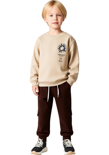 Rahat Erkek Çocuk Pamuklu Takım Günlük Kullanıma Uygun Üst ve Alt Kaliteli Şık Rahat fırsatları