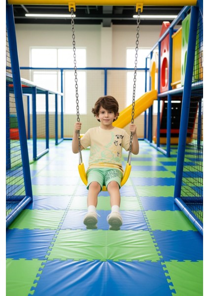 Erkek Çocuk Dinozor Temalı Pamuklu Tişört ve Şort Takımı Kaliteli Şık Rahat Günlük modelleri