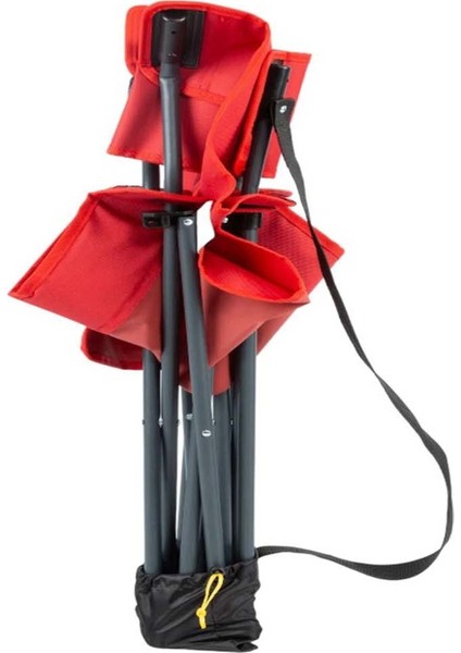 Camper Katlanabilir Kamp Piknik Sandalyesi Kırmızı modelleri