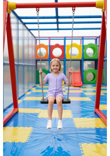 Kız Çocuk V Yaka Düz Örme Kısa Kollu Üst ve Şort Takımı Kaliteli Şık Rahat Günlük