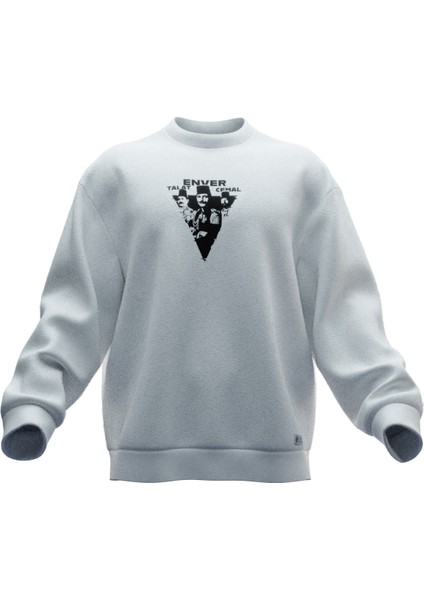 Talat Enver Cemal Tasarımlı Rahat Kalıp Unisex Sweatshirt