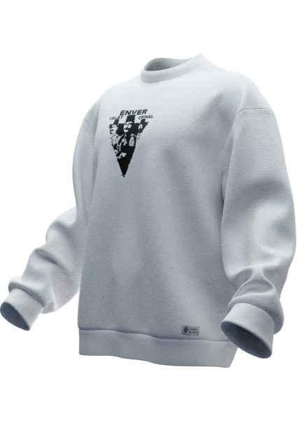 Talat Enver Cemal Tasarımlı Rahat Kalıp Unisex Sweatshirt fiyatları