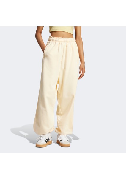 Premium Essentials French Terry Kadın Bej Eşofman Altı.- fiyatları