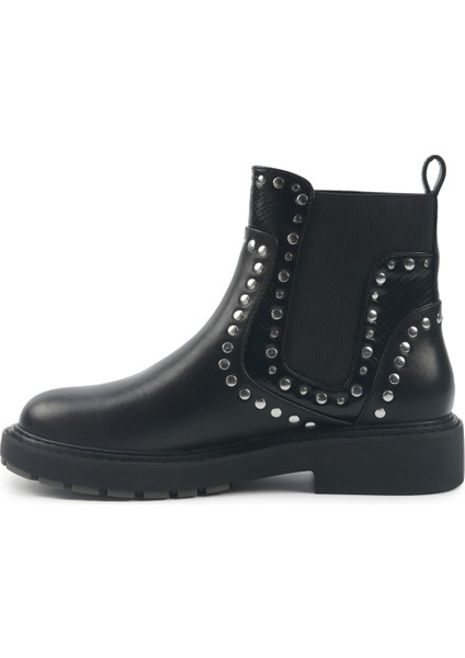 Detta 5pr Siyah Kadın Düz Bot modelleri