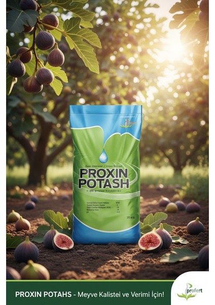 Proxın Potash 25 kg – %25 Potasyum Oksit (K₂o) + %5 Organik Madde Içeren Granül Gübre modelleri