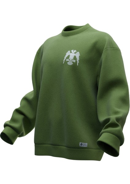 Selçuklu Kartalı Baskılı Oversıze Sweatshırt (Unısex) fiyatları