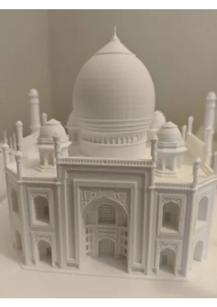 Taj Mahal 3D Maket | Boyasız Mimari Model ve Dekoratif Figür | Masaüstü & Koleksiyon Süsü | Boyanabilir Hobi Maketi | 19 x 19.3 x 12.1 cm | Detaylı Miniature