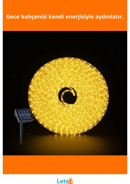 Güneş Enerjili 12 Metre Bahçe Aydınlatma IP65 Su Geçirmez fiyatları