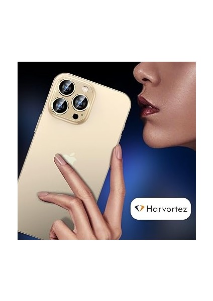 iPhone 11/12 Mini Için Tek Parça Darbeye Dayanıklı Kamera Lens Koruyucu, Gece Çekim Modu Uyumlu, Hd Alüminyum Alaşım Çerçeveli 9h Sertliğinde Temperli Cam (Gold) fırsatları