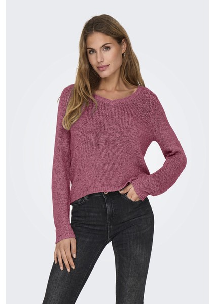 Onlgeena Regular Fit V Yaka Kazak Bayan Kazak 15340862