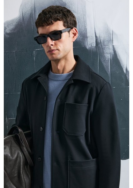 Pamuklu Regular Fit Klasik Yaka Gömlek Ceket Erkek Gömlek Ceket 112120265 indirimleri