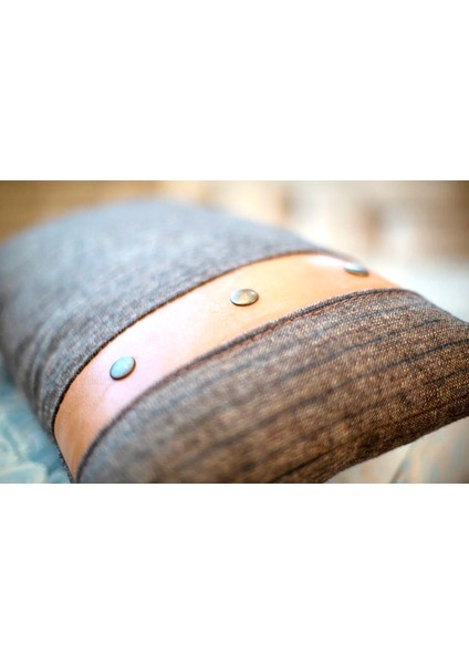 Belly Large Deri ve Kumaş Kırlent modelleri