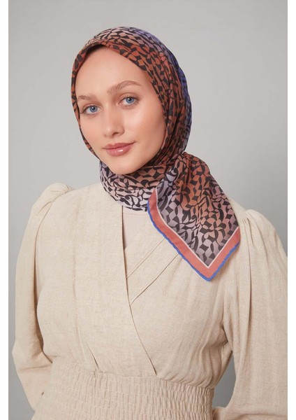 Oranj Renk Geçişli Desen Soft Eşarp fiyatları