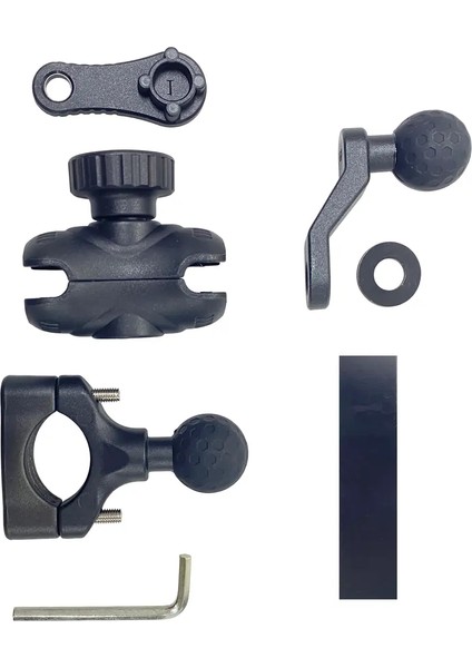 CT-M03 Telefon Tutucu Hızlı Şarj Gidon Ayna Montajlı Motosiklet Type-C Üniversal indirimleri