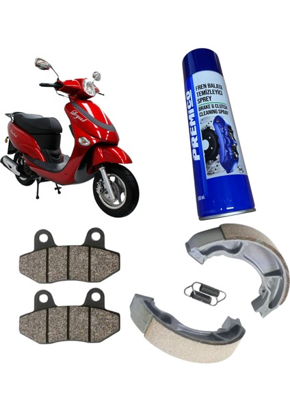 Mondial Loyal 100 Ön Arka Fren Balatası Balata Sprey Hediye