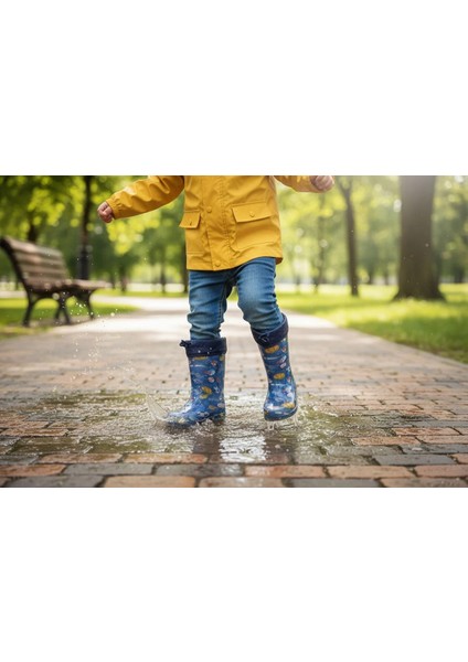 Çocuk Player Astarlı Yağmur Çizmesi