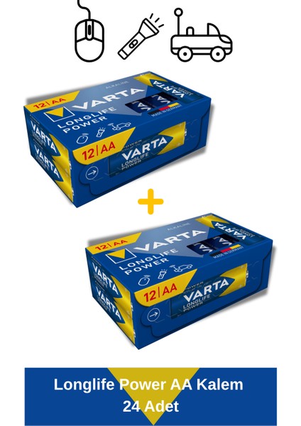 Longlife Power Aa Kalem Pil 24 Adet