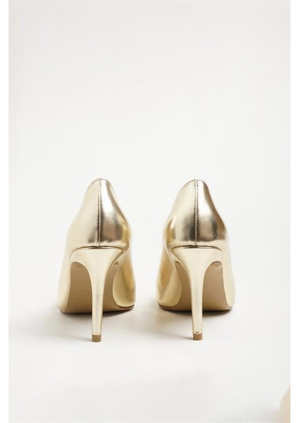 255000 Tokalı Stiletto Altın Deri indirimleri