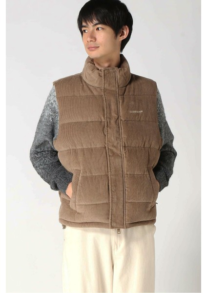 Erkek Regular Fit Yelek - Kahverengi