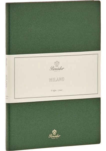 Defter Milano 19X25 cm Yeşil Gold CNL1S099108374 fiyatları