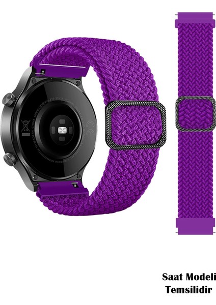 Huawei Watch Buds / Watch 5 / Watch 4 / 4 Pro / Watch 3 / 3 Pro Uyumlu Tokalı Kordon