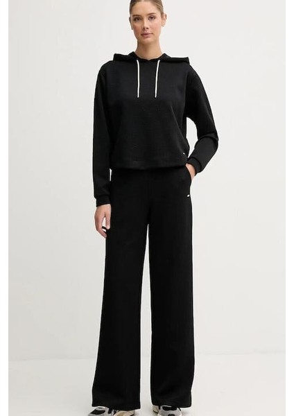 Kadın Peony Aktif Kapüşonlu Sweatshirt - Siyah fırsatları