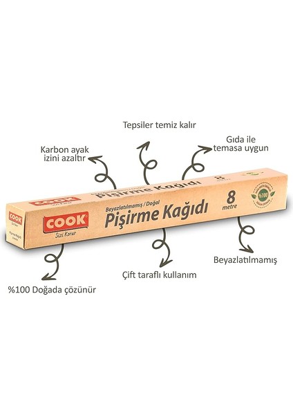 Doğal Pişirme Kağıdı 37 cm x 8 M fiyatları