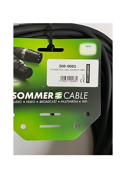 Cable Mikrofon Kablosu Sc-Stage 22 Highflex Siyah (10M) modelleri