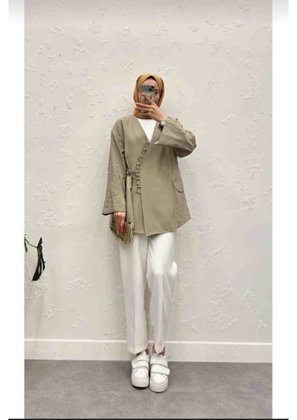 Yandan Bağlamalı Kimono