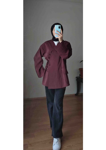 Yandan Bağlamalı Kimono fiyatları