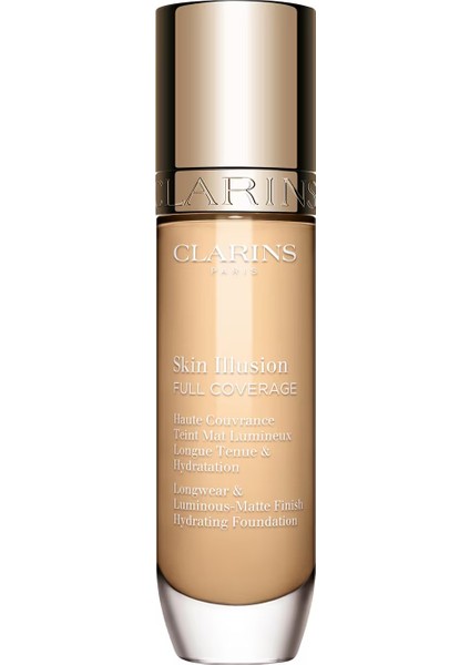 Skin Illusion Full Coverage - Yüksek Kapatıcı Cilt Bakım Fondöteni 100.5W - 30 ml
