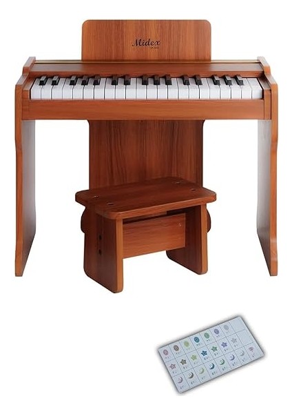 CP-360OR Ahşap Çocuk Piyanosu Pilli 37 Tuşlu Gerçek Piyano Tuşları fırsatları