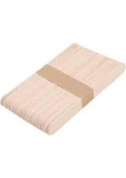 Naturel-Geniş-Ahşab Çubuk-Abeslang- Dil Çubuğu 50 Li El Işi Etkinlikleri (Kırtasiye)