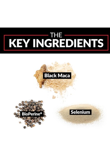 Black Maca Root Vitality For Men 1000MG, 60 Capsules fırsatları