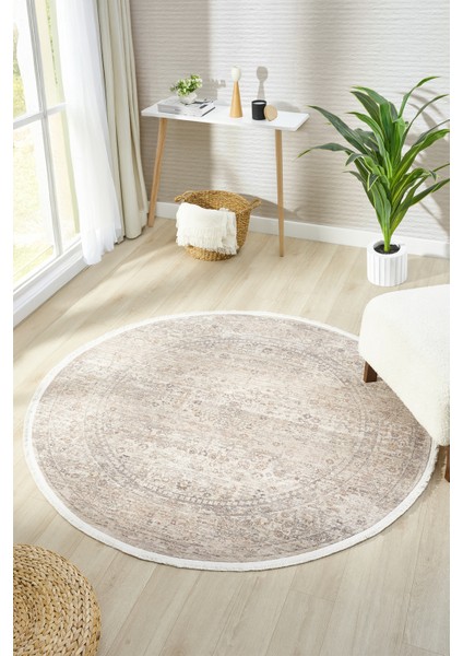 Valeria %100 Polyester Vintage Modern Dokuma Salon Oturma Odası Halısı