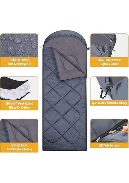 Uyku Tulumu, Polar, Battaniye, Kamp Uyku Tulumu, Outdoor Dış Mekan, 3-4 Mevsim, Yazlık Uyku Tulumu - Kış Uyku Tulumu, Ultra Hafif, Sıcak ve Kompakt modelleri