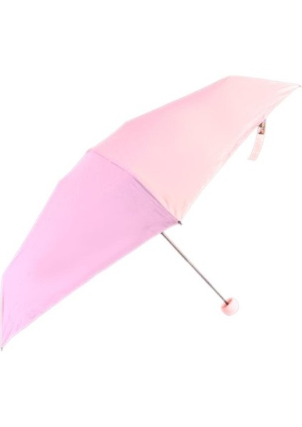 6 Telli Mini Cep Boy Kapsullü Şemsiye -Pembe fırsatları