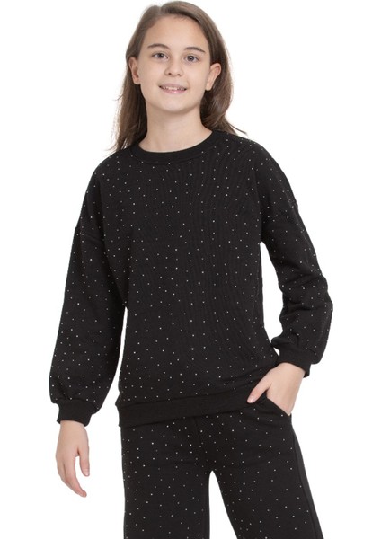 Kız Çocuk Taş Süslemeli Alt-Üst Takım-3 Iplik 4-12 Yaş 12345 fiyatları