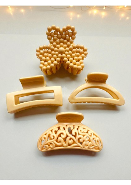 7 Adet Kıskaçlı Mandal Toka, Kadın Saç Tokası, 4'lü Toka Seti - 4 cm Uzunluk fiyatları