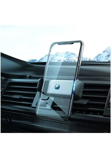 Alüminyum Alaşım Lüks Elektrikli Otomatik Araç Içi Telefon Tutucu