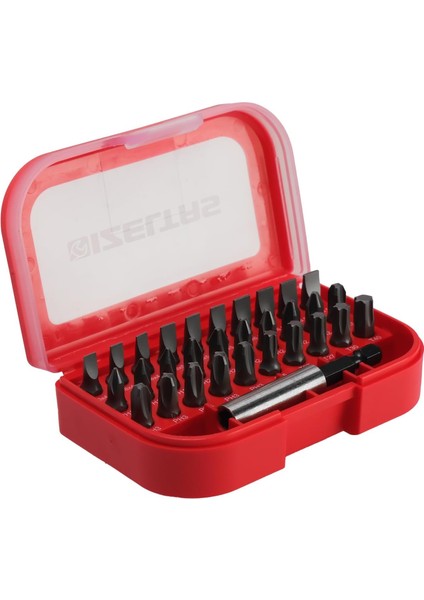 Takım Plastik Kutulu, 31'li, Kırmızı