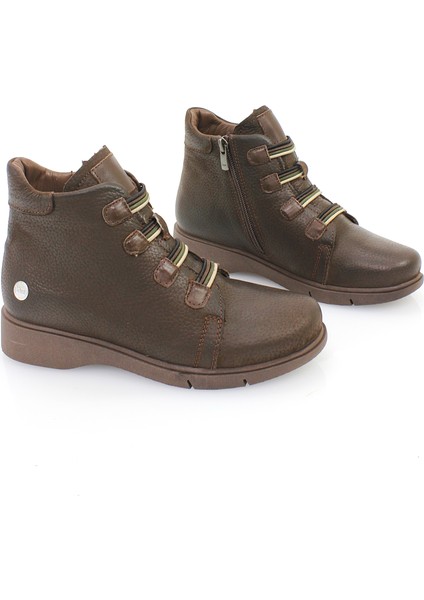 Mammimia Kadın Düz Taban Günlük Bağcıksız Ortopedik Hakiki Deri Bot M26/KB4535 indirimleri