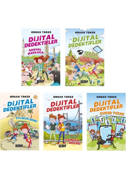 Orhan Toker Dijital Dedektifler Seti (5 Kitap)