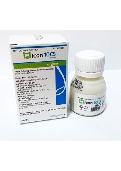 Icon 10 Cs Genel Haşere Ilacı 20 ml