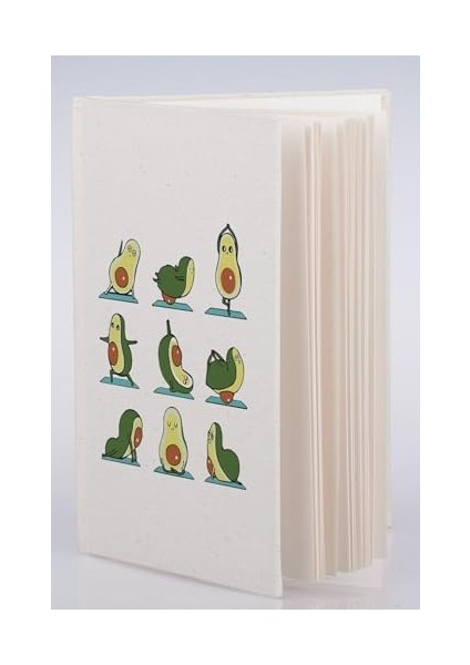 Tasarımlı Yoga Eğitmenine 100 Yaprak (200 Sayfa) Çizgisiz Kanvas Defter fiyatları