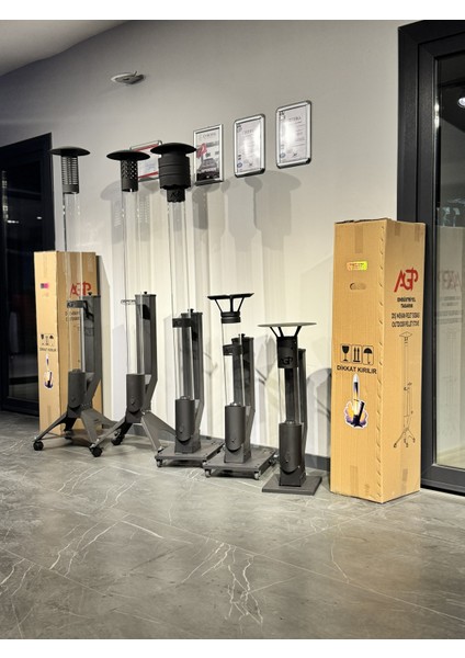 Cam Borulu Pelet Yakıtlı Roket Soba