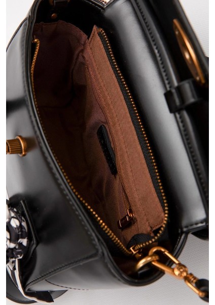 Küçük ve Şık Uzun Askılı Kadın Omuz ve El Çantası 930459 Siyah fırsatları