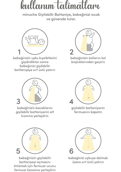 Bebek Giyilebilir Battaniye -%100 Pamuk Ince Yazlık Kundak - Erkek ve Kız (Mavi Ay, 12-18, 1.5 Tog) fırsatları