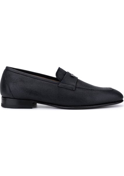 Valentıno Erkek Hakiki Deri Siyah Loafer Ayakkabı 667 20171 Erk Ayk Y23 Black
